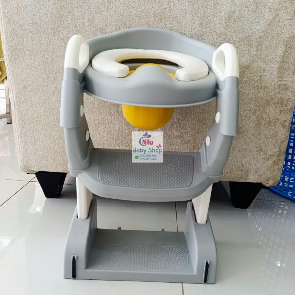 Adjustable Baby Potty Training Seat with Ladder – Toddler Toilet Trainer