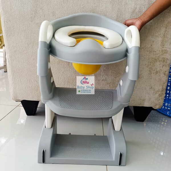 Adjustable Baby Potty Training Seat with Ladder – Toddler Toilet Trainer - Image 5