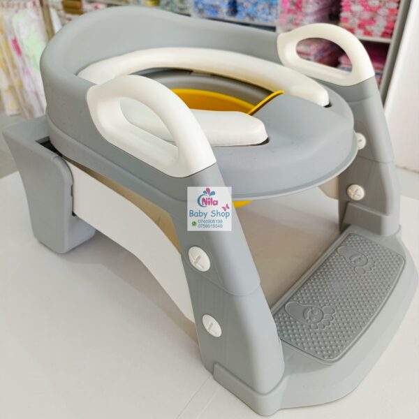 Adjustable Baby Potty Training Seat with Ladder – Toddler Toilet Trainer - Image 4