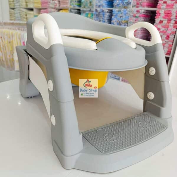 Adjustable Baby Potty Training Seat with Ladder – Toddler Toilet Trainer - Image 3