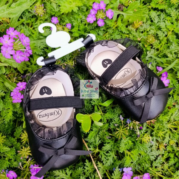 Baby Girl Party Shoes with Bow - Image 6