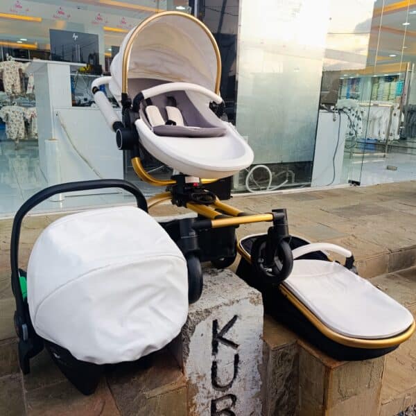 4 in 1 Luxury Baby Stroller with Car Seat - Image 3