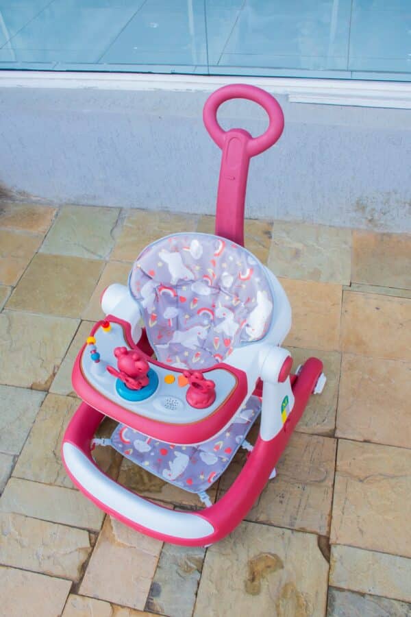 Baby Walker with Push Handle and Activity Tray – Adjustable & Comfortable - Image 2