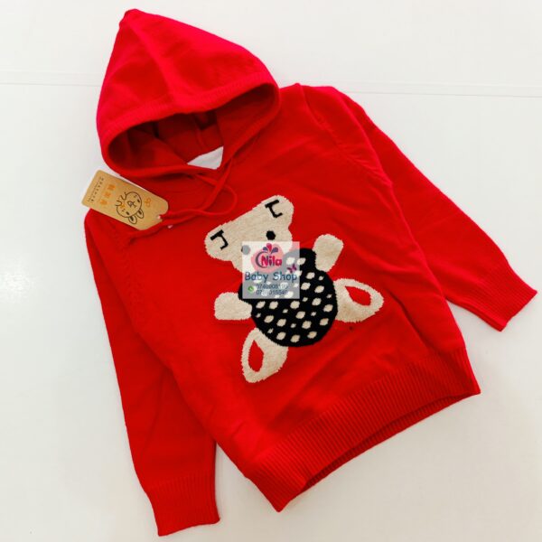 Kids Cartoon Print Casual Hoodie Sweater - Image 2
