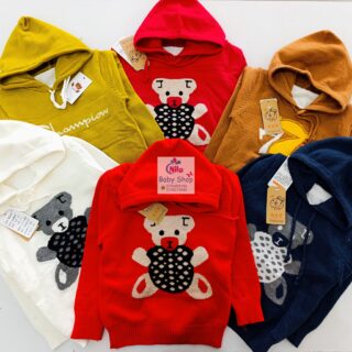 Kids Cartoon Print Casual Hoodie Sweater