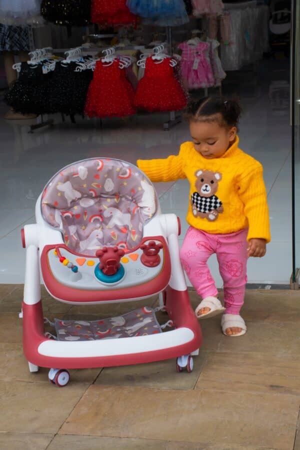 Baby Walker with Push Handle and Activity Tray – Adjustable & Comfortable - Image 5