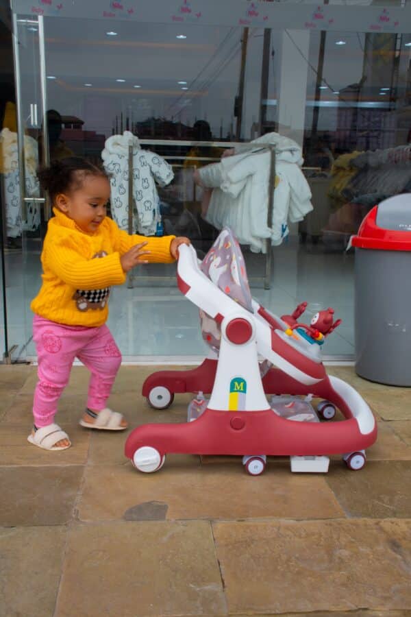 Baby Walker with Push Handle and Activity Tray – Adjustable & Comfortable - Image 4