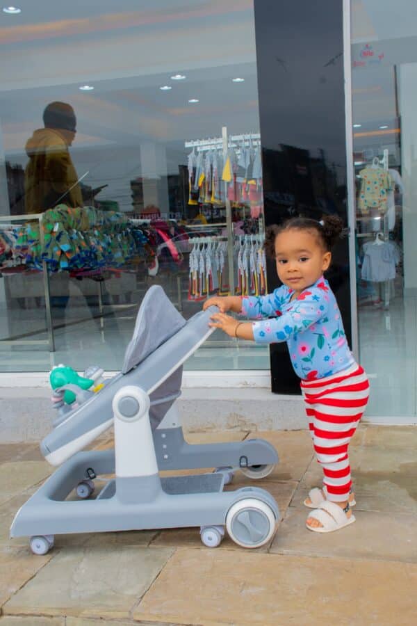Dinosaur Baby Walker with Play Tray & Adjustable Seat - Image 15