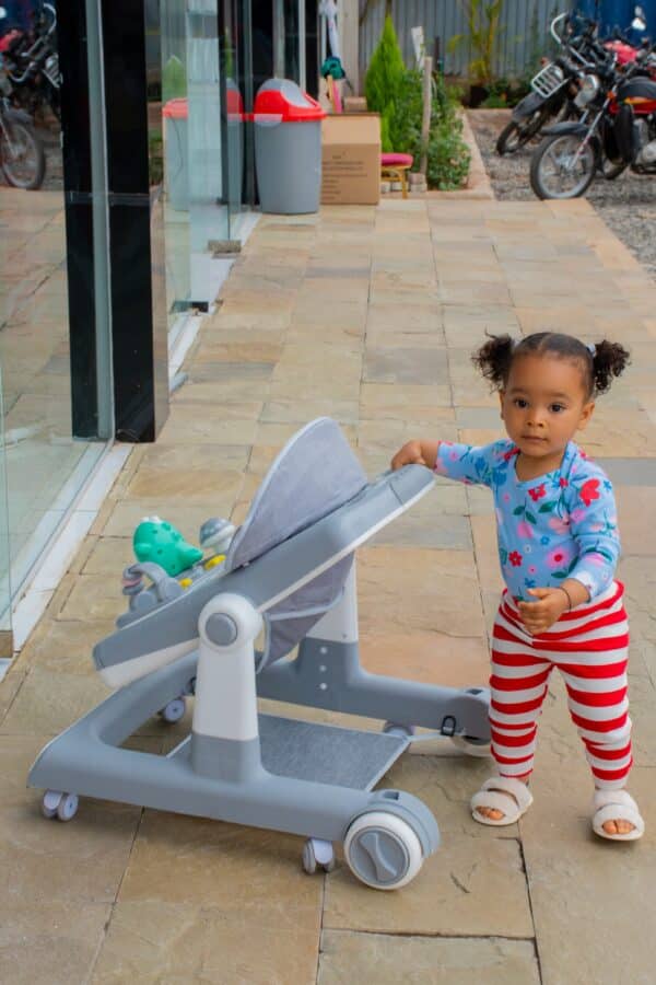 Dinosaur Baby Walker with Play Tray & Adjustable Seat - Image 17
