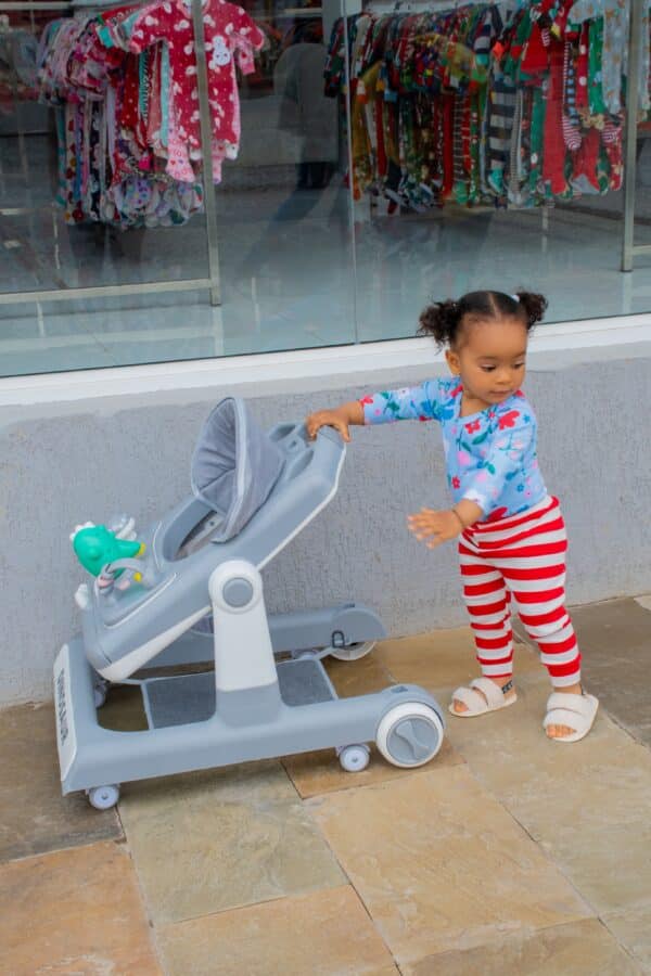 Dinosaur Baby Walker with Play Tray & Adjustable Seat - Image 12