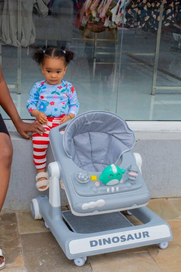 Dinosaur Baby Walker with Play Tray & Adjustable Seat - Image 8