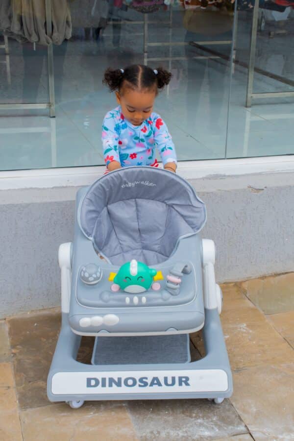 Dinosaur Baby Walker with Play Tray & Adjustable Seat - Image 6