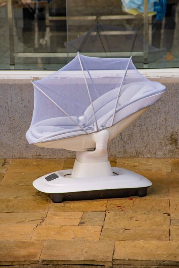 Electric Baby Swing Chair with Music and Toy Bar - Image 13
