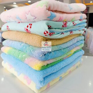 Soft Fleece Baby Shawls – Warm, Lightweight & Cozy Newborn Swaddle Wraps