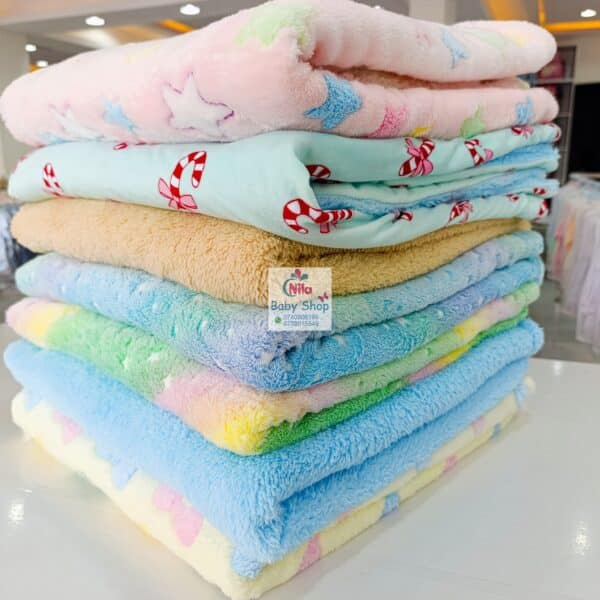 Soft Fleece Baby Shawls – Warm, Lightweight & Cozy Newborn Swaddle Wraps