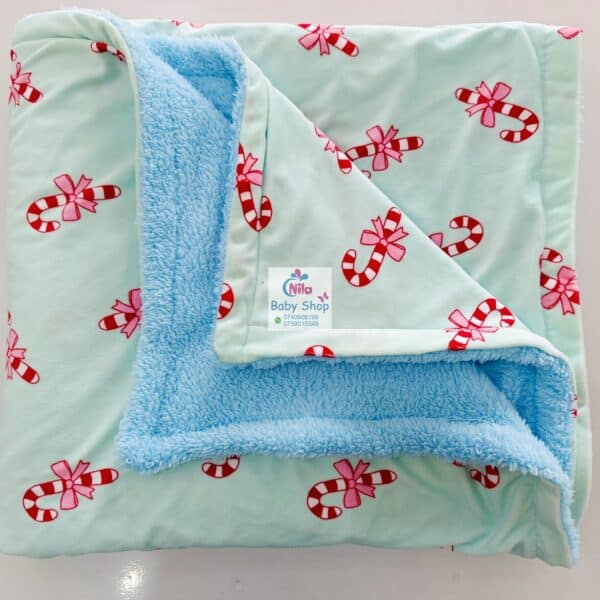 Soft Fleece Baby Shawls – Warm, Lightweight & Cozy Newborn Swaddle Wraps - Image 6