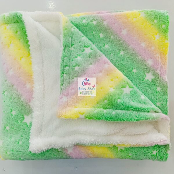 Soft Fleece Baby Shawls – Warm, Lightweight & Cozy Newborn Swaddle Wraps - Image 3