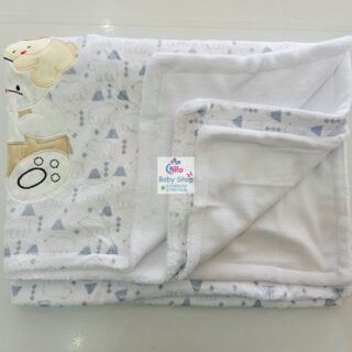 Premium Soft Cotton Comfort Baby Shawl - Grey