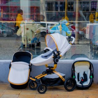4 in 1 Luxury Baby Stroller with Car Seat