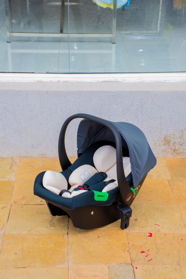 Infant Car Seat Carrier with Canopy & Safety Harness - Image 6
