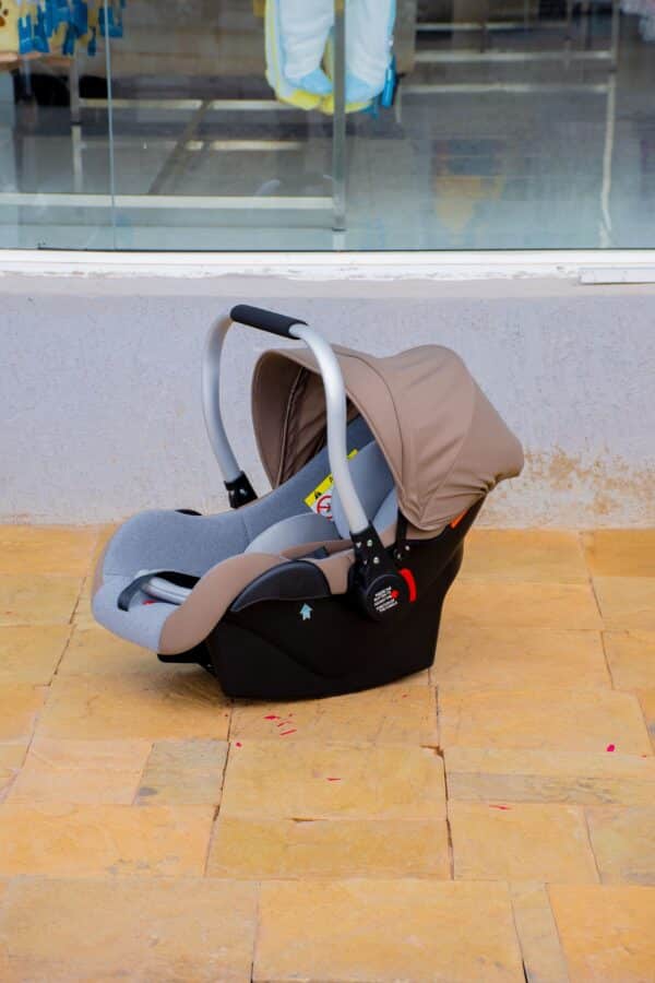 Infant Car Seat Carrier with Canopy & Safety Harness - Image 15