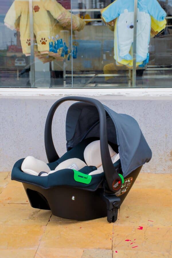 Infant Car Seat Carrier with Canopy & Safety Harness - Image 4