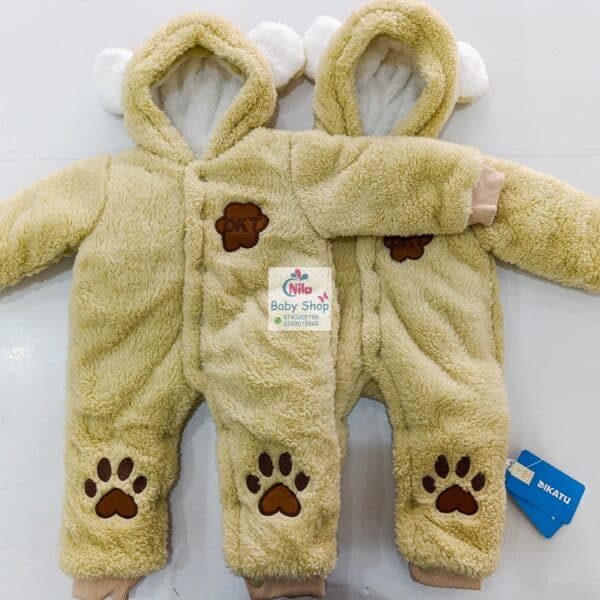 Warm Rompers with a Hood for Baby - Image 4