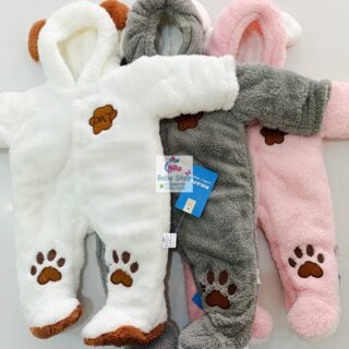 Warm Rompers with a Hood for Baby