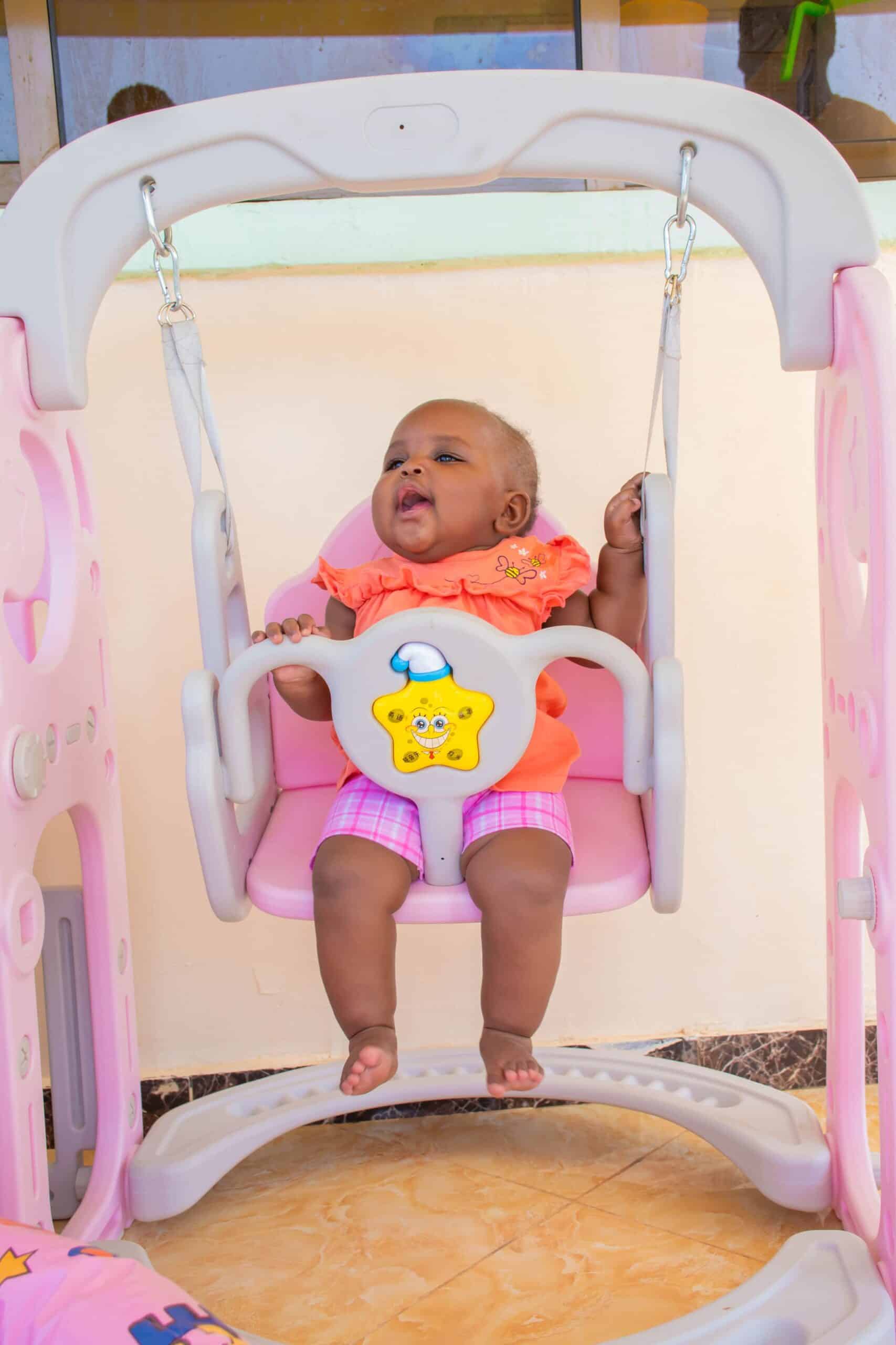 Kids 4 in 1 Playset with Slide, Swing, Basketball Hoop and Ball Pit - Image 3