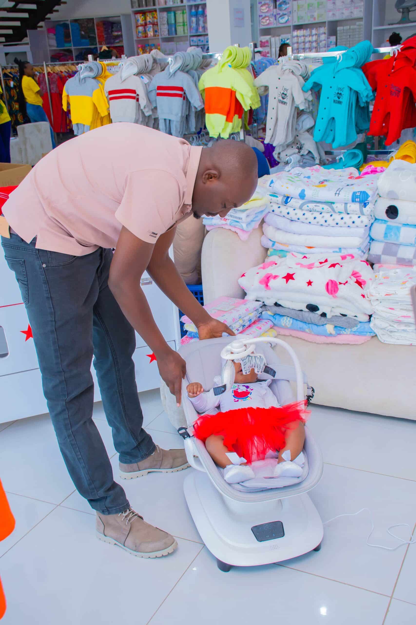 Electric Baby Swing Chair with Music and Toy Bar - Image 17