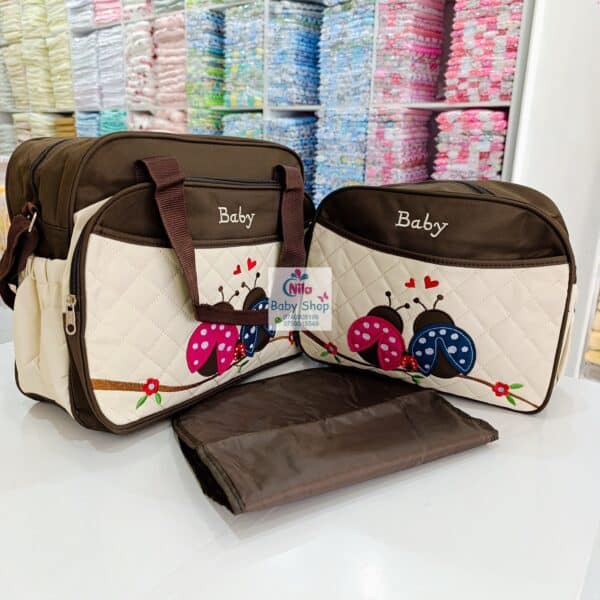 Baby Sky Diaper Bag Set with Changing Mat – Multi-Pocket Baby Travel Bag - Image 4