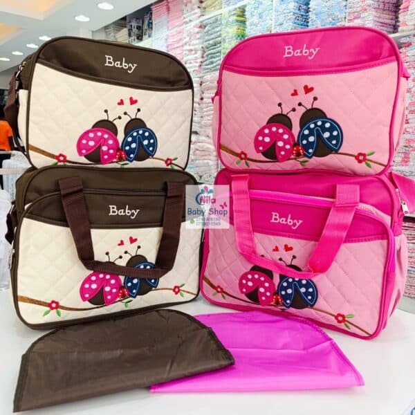 Baby Sky Diaper Bag Set with Changing Mat – Multi-Pocket Baby Travel Bag - Image 6