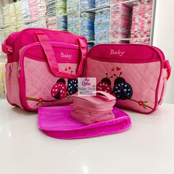 Baby Sky Diaper Bag Set with Changing Mat – Multi-Pocket Baby Travel Bag - Image 2