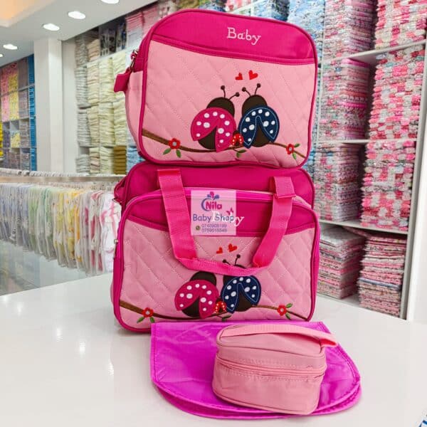 Baby Sky Diaper Bag Set with Changing Mat – Multi-Pocket Baby Travel Bag - Image 3