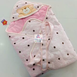 3-Way Adjustable Wearable Blanket, Cotton Sleepsack Swaddle - Pink