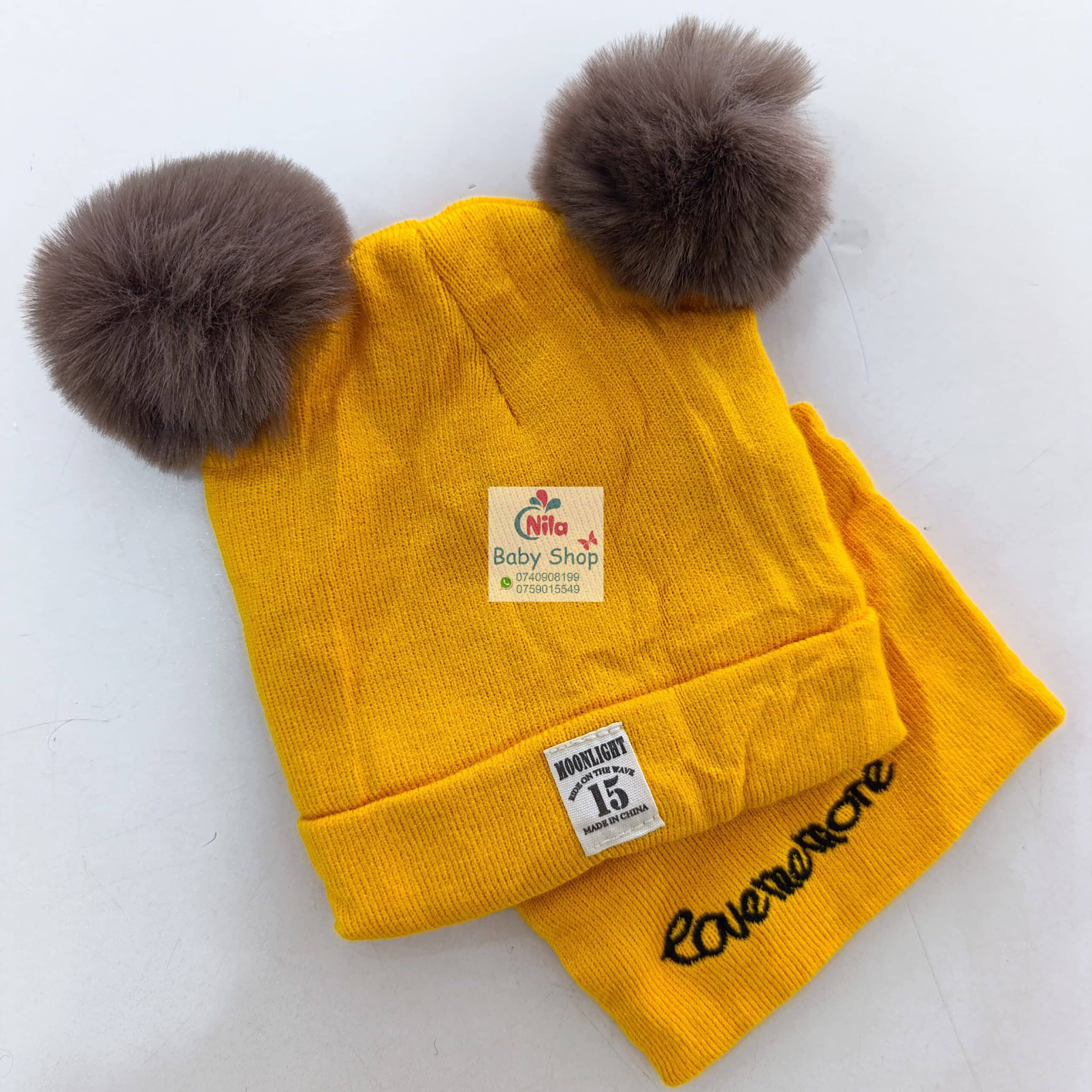 2pc Set Baby Hat and Scarf - Image 3