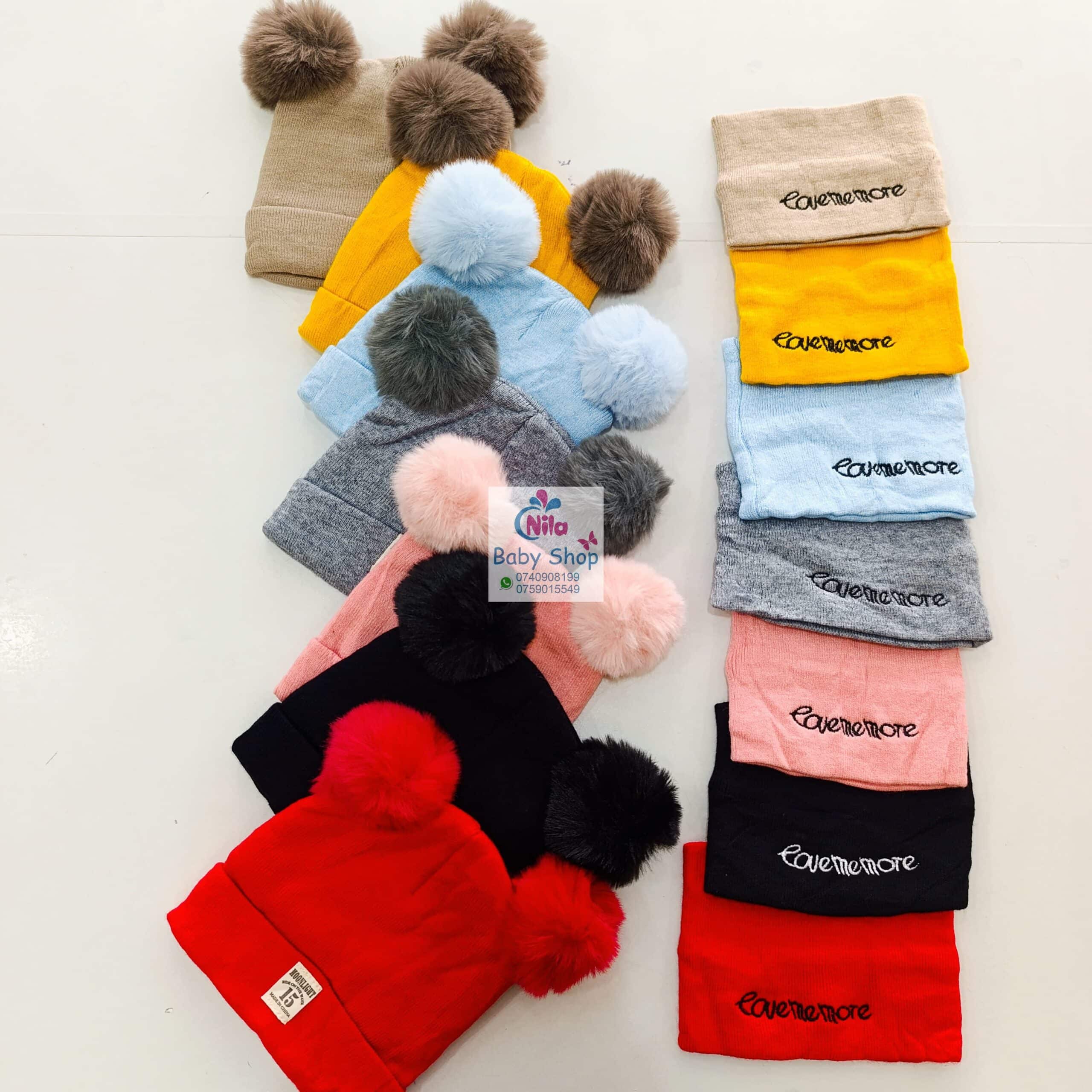 2pc Set Baby Hat and Scarf - Image 9