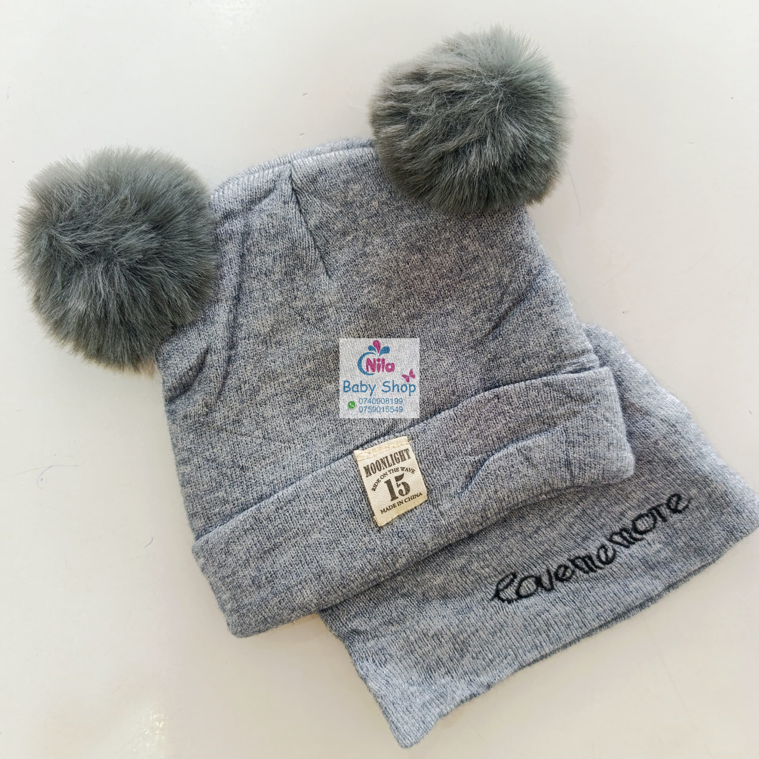 2pc Set Baby Hat and Scarf - Image 5