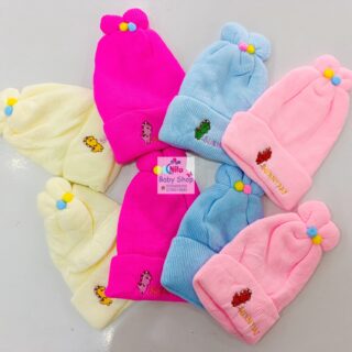 Trendy Comfortable Breathable Knitted Baby Caps