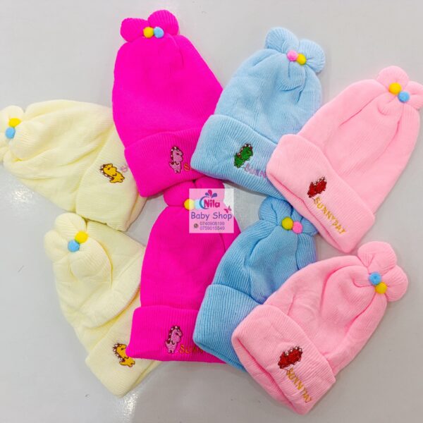 Trendy Comfortable Breathable Knitted Baby Caps