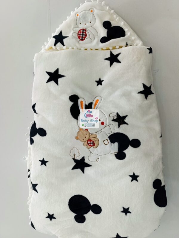 New Hooded Baby Shawl - Image 4