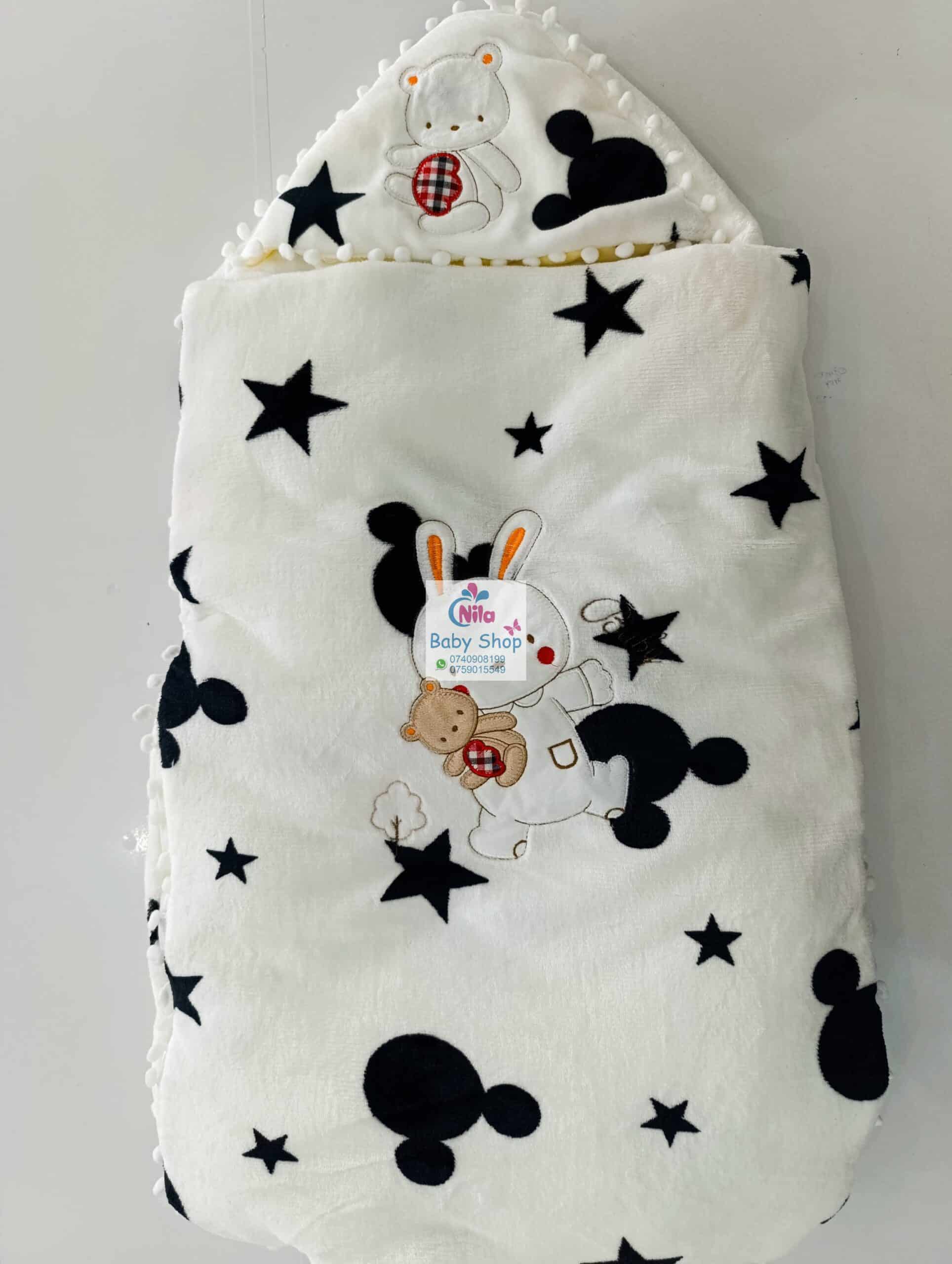 New Hooded Baby Shawl - Image 4