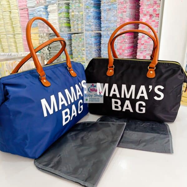 Classic Nappy Bag Letter Print All-Match Mommy Bag Casual Large Capacity Handbag Diaper Bag - Image 4