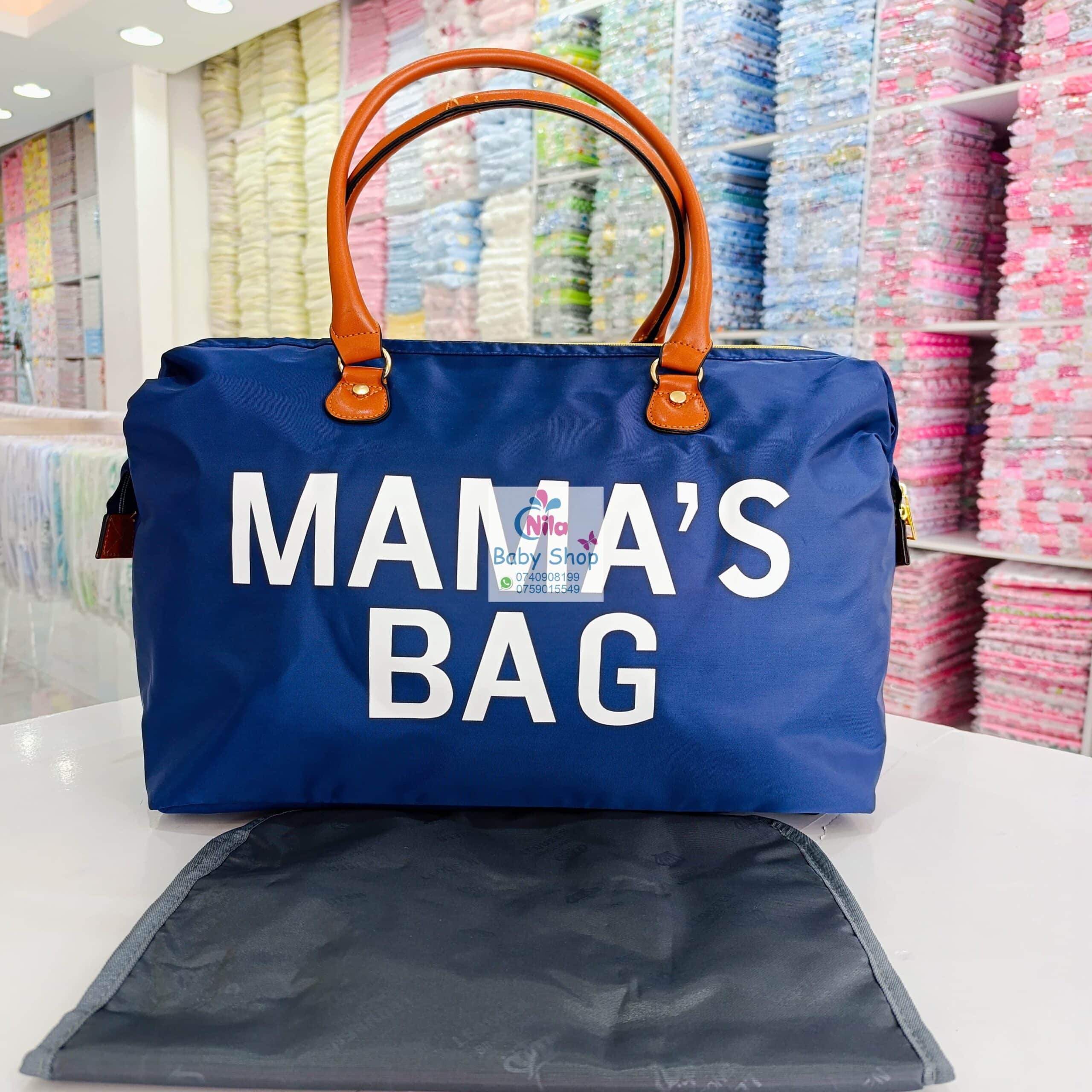 Classic Nappy Bag Letter Print All-Match Mommy Bag Casual Large Capacity Handbag Diaper Bag - Image 3