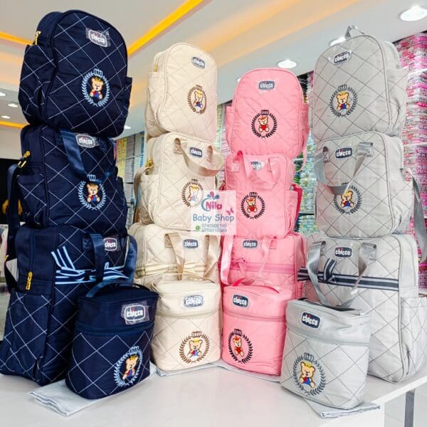 Chicco Royal Bear 5-Piece Baby Diaper Bag Set - Image 11