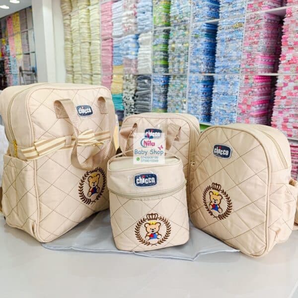 Chicco Royal Bear 5-Piece Baby Diaper Bag Set - Image 8