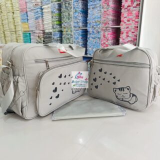 3 in 1 Stylish Diaper Bag - Grey