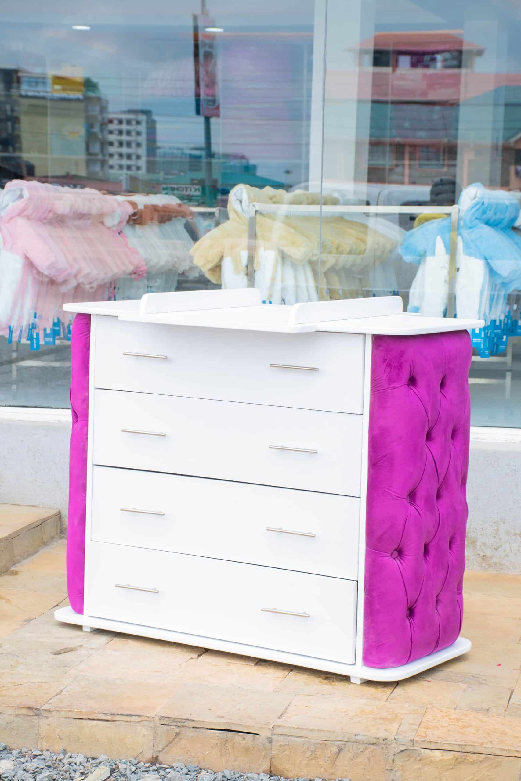 VelvetTouch Padded Chest of Drawers Baby Dresser with Changing Top - Image 14