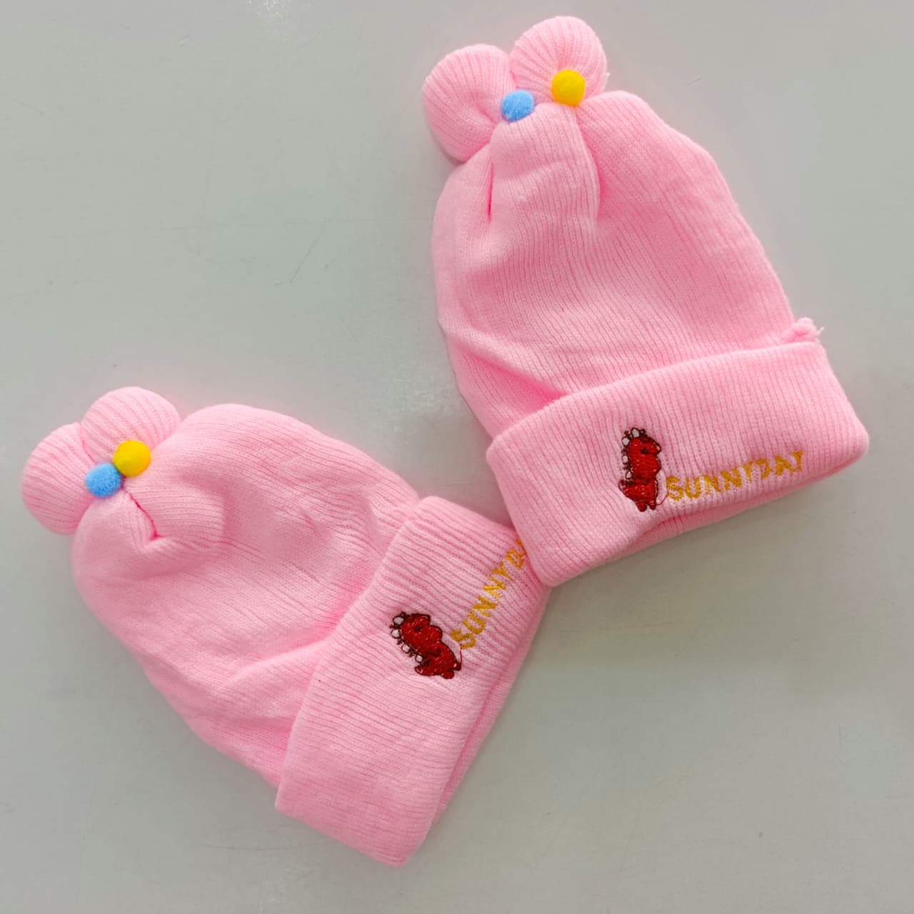 Trendy Comfortable Breathable Knitted Baby Caps - Image 5