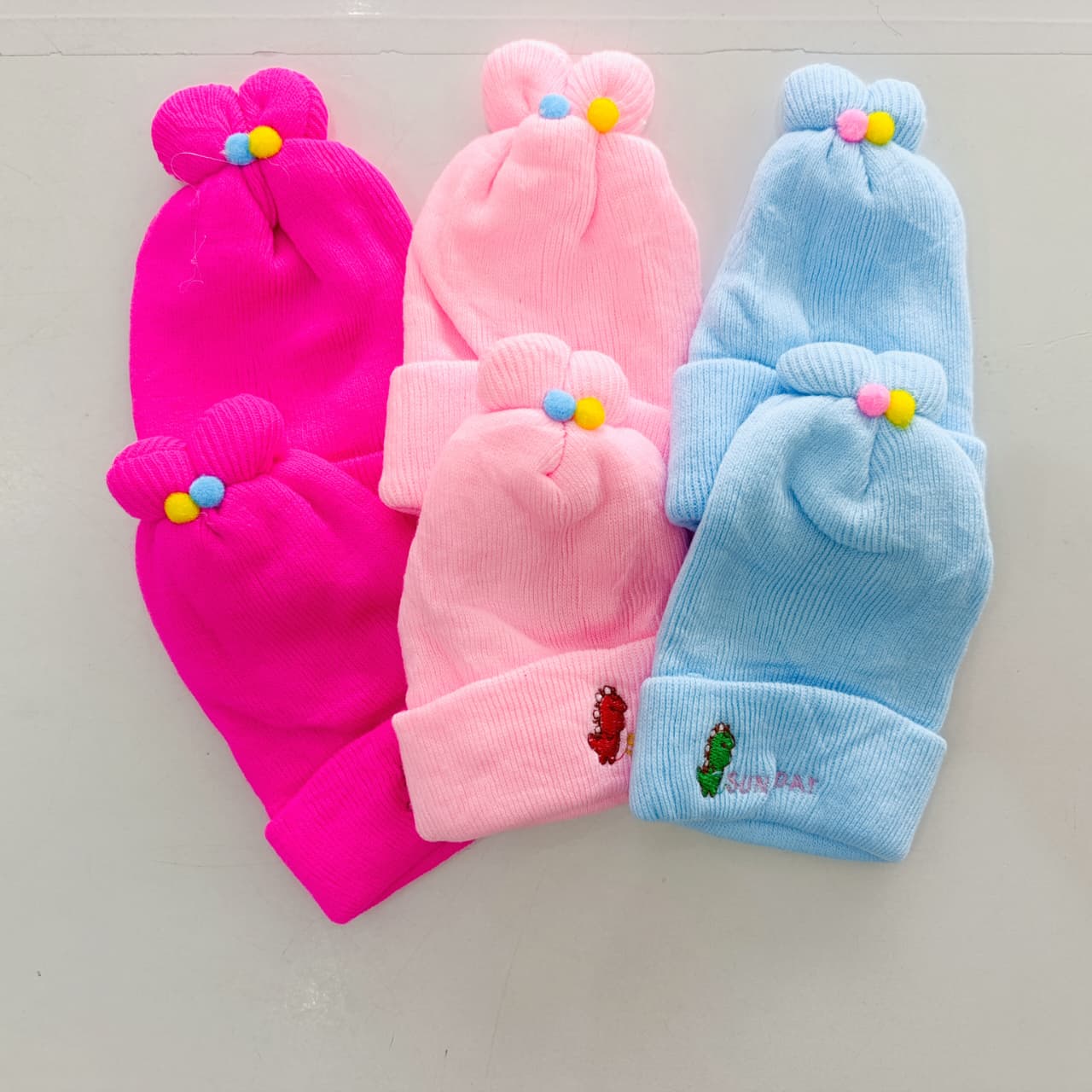 Trendy Comfortable Breathable Knitted Baby Caps